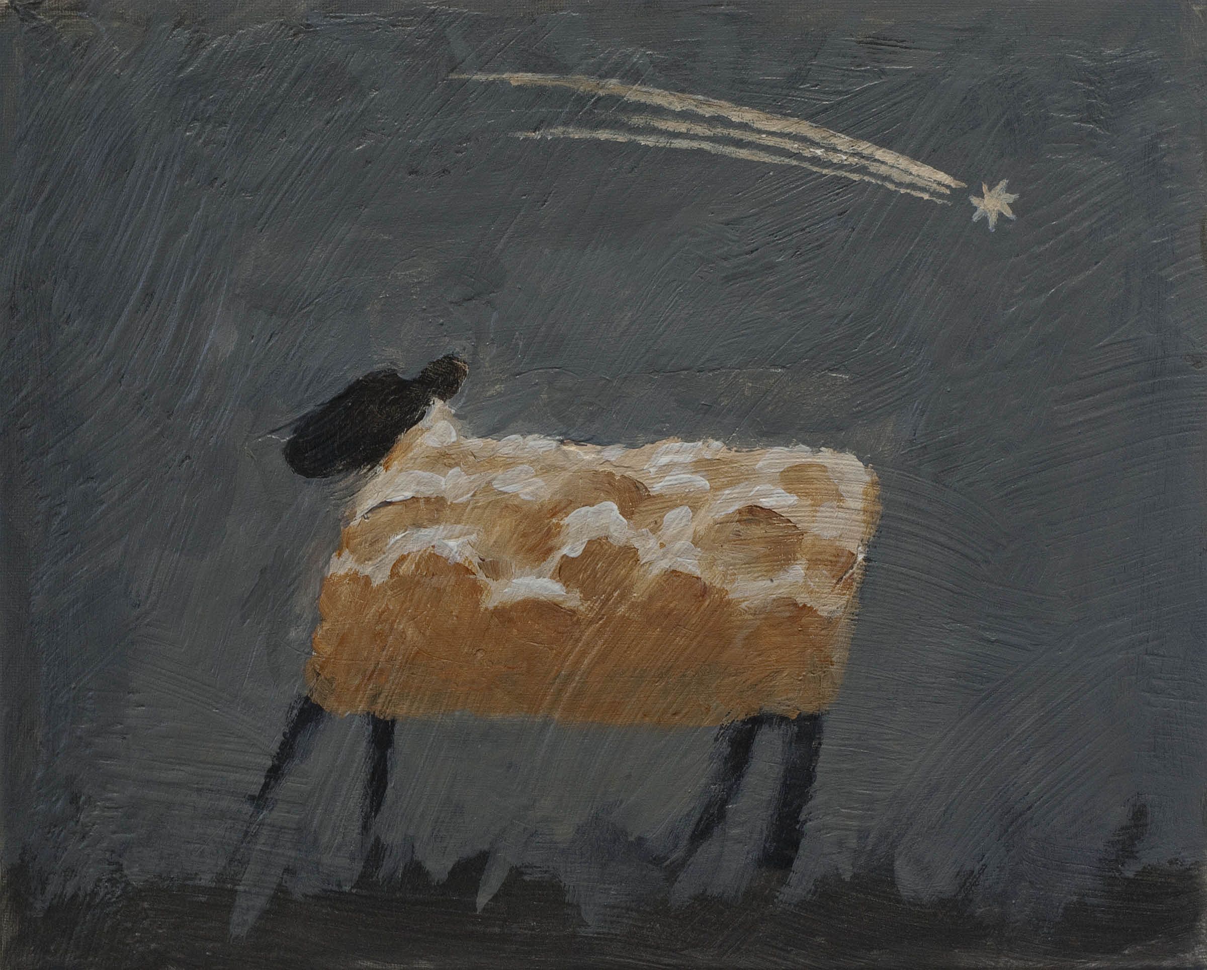 Sheep with comet by John  McNulty 